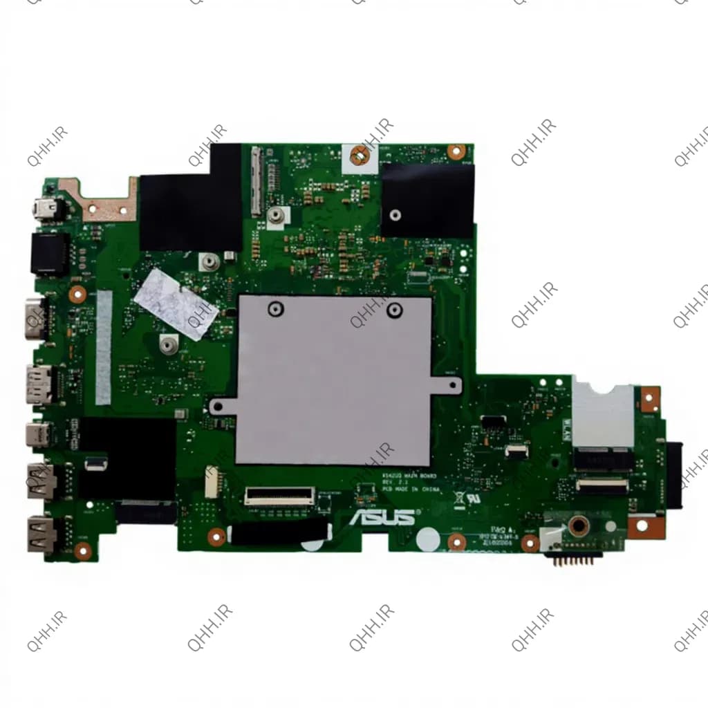 مادربرد لپ تاپ ایسوس VivoBook X542UQ-R542_Pentium-4405U_2GB گرافیک دار-هارد M.2 ساپورت نمی کند-اسلات رم خراب — تصویر ۲