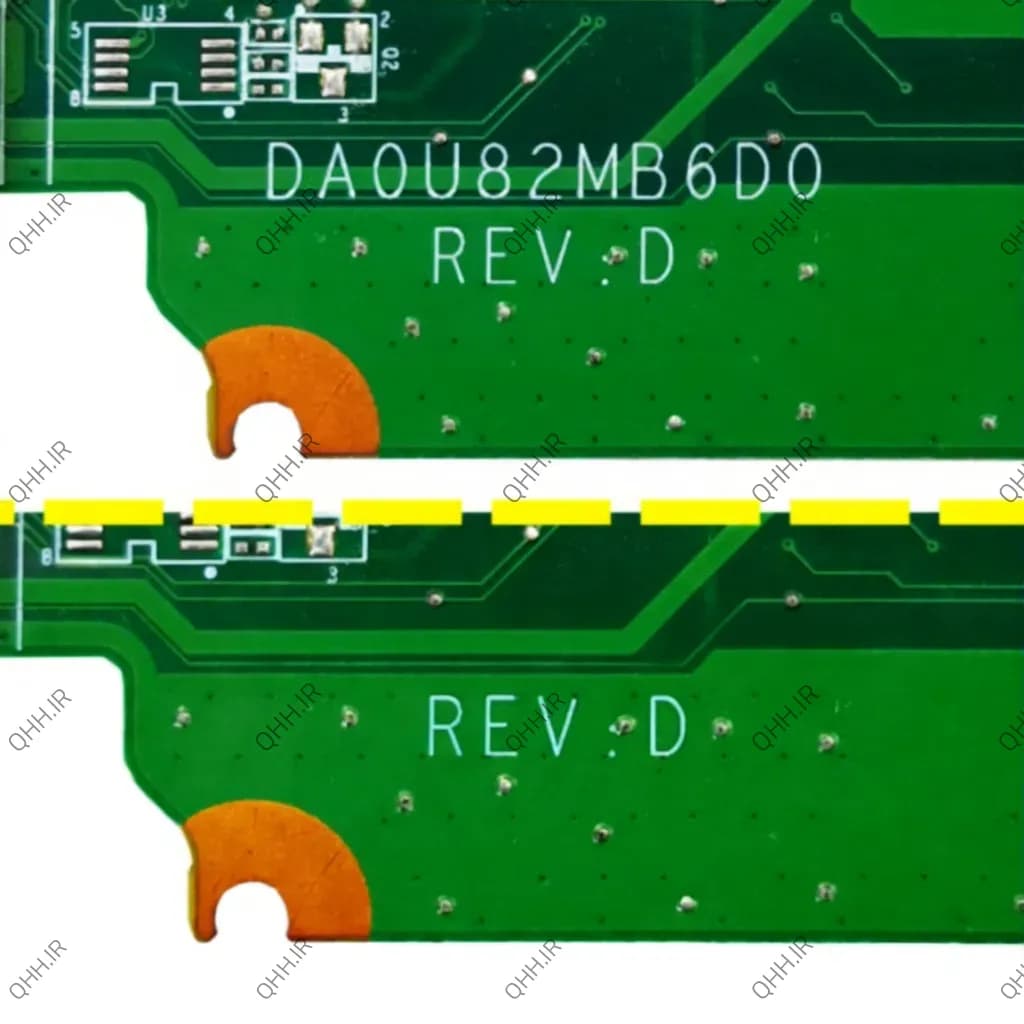 مادربرد لپ تاپ اچ پی Pavilion 15-N CPU-I5-4_U83-U82_DA0U83MB6E0_DA0U82MB6D0 گرافیک اینتلی-CPU حرارت دیده — تصویر ۳