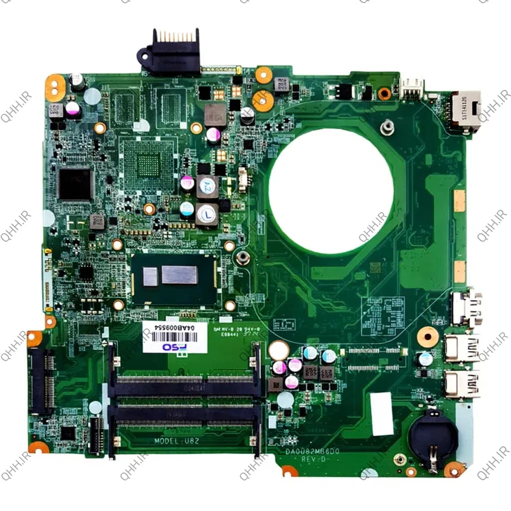 مادربرد لپ تاپ اچ پی Pavilion 15-N CPU-I5-4_U83-U82_DA0U83MB6E0_DA0U82MB6D0 گرافیک اینتلی-CPU حرارت دیده