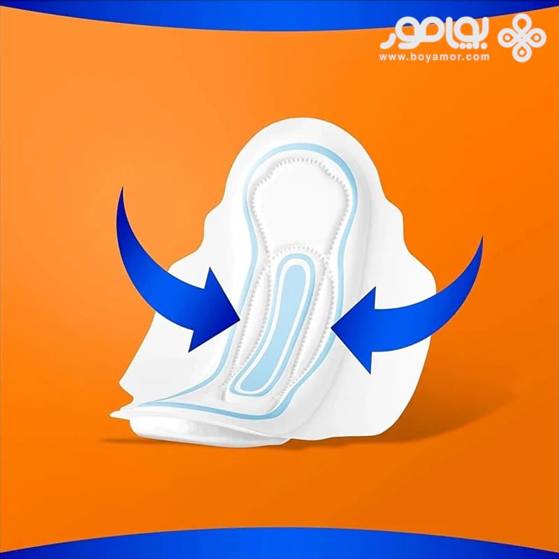 نوار بهداشتی ارکید مدل MAXI سایز NORMAL بسته 34 عددی — تصویر ۴