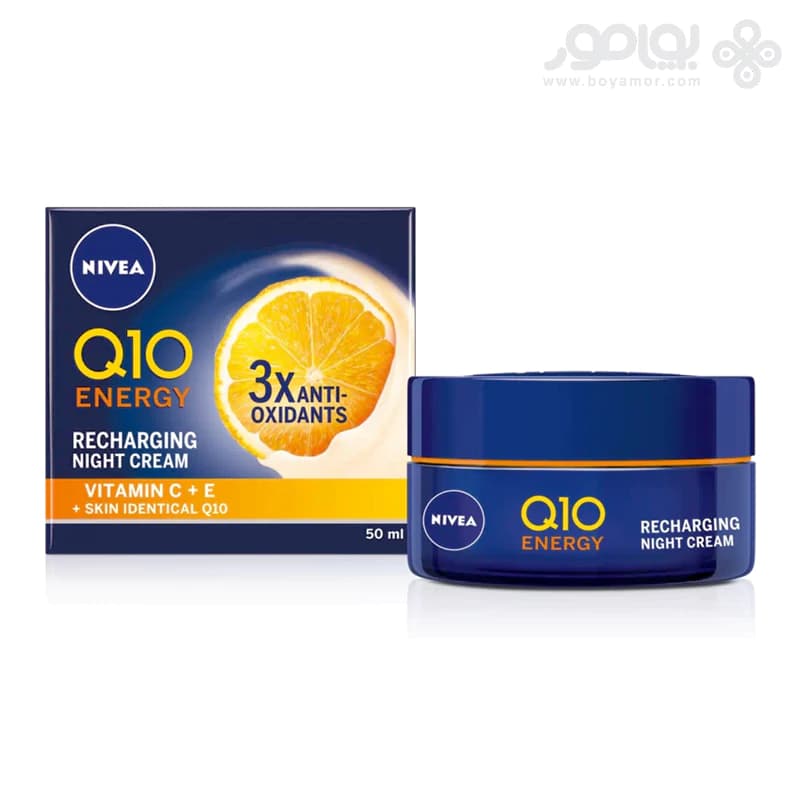 کرم ضد چروک شب نیوا مدل Q10 ENERGY حجم 50 میل — تصویر ۲