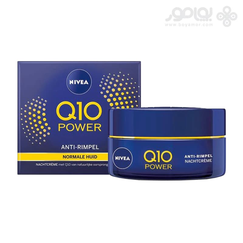 کرم ضد چروک شب نیوا مدل Q10 POWER حجم 50 میل — تصویر ۲