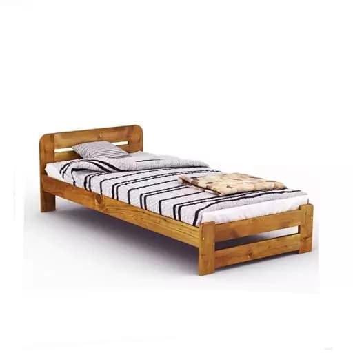 تخت 1نفره چوبی، تمام چوب مبلمان فرنا مدل 1142116