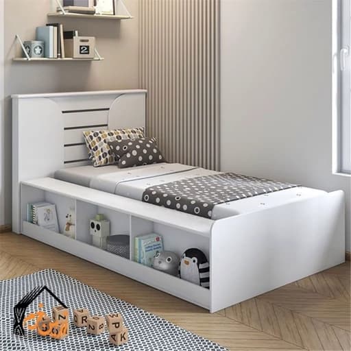 تختخواب یک نفره مدل GB5031 مبلمان فرنا مدل 1142115