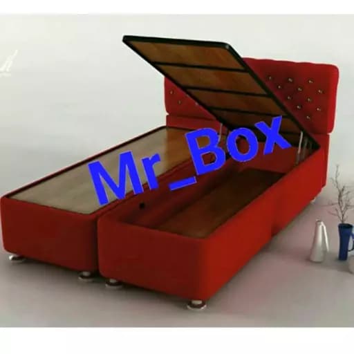 جکدار سایز 160 دوتیکه دونفره با تاج تخت مدل12 مبلمان فرنا مدل 1142092