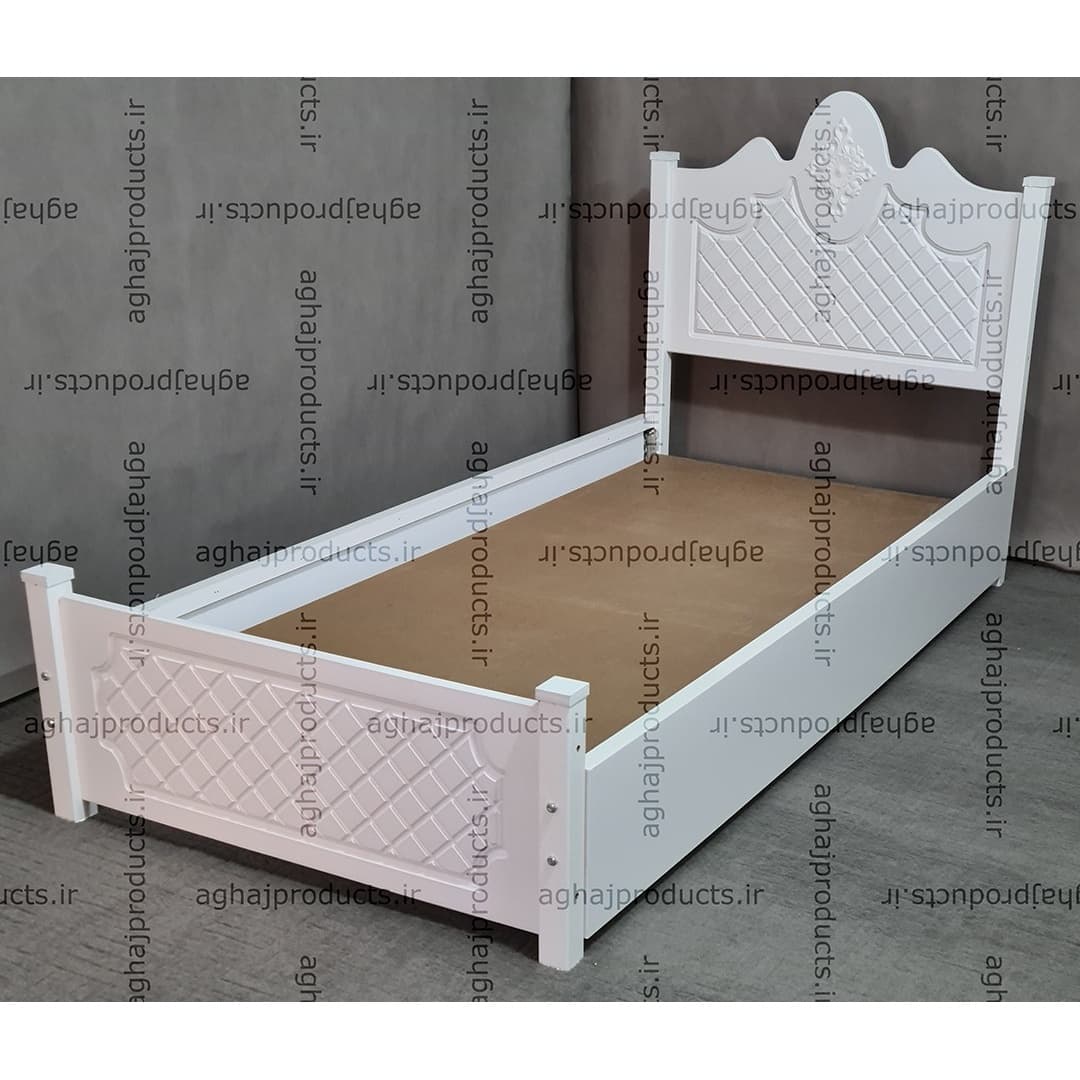 تخت خواب یکنفره مدل سرو برند آغاج سایز200 90 مبلمان فرنا مدل 1142070