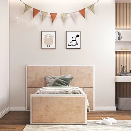 تخت خواب نوجوان مدل FH783 سایز 80×180 سانتی متر مبلمان فرنا مدل 1142054