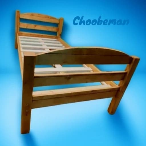 تخت خواب چوبی دو تاج جوان و بزرگسال مناسب تشک 100-200 مبلمان فرنا مدل 1142048