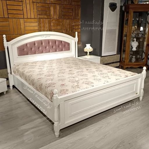 تخت خواب دونفره کلاسیک دیانا مبلمان فرنا مدل 1142034