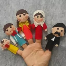 عروسک های انگشتی خانواده — تصویر ۳