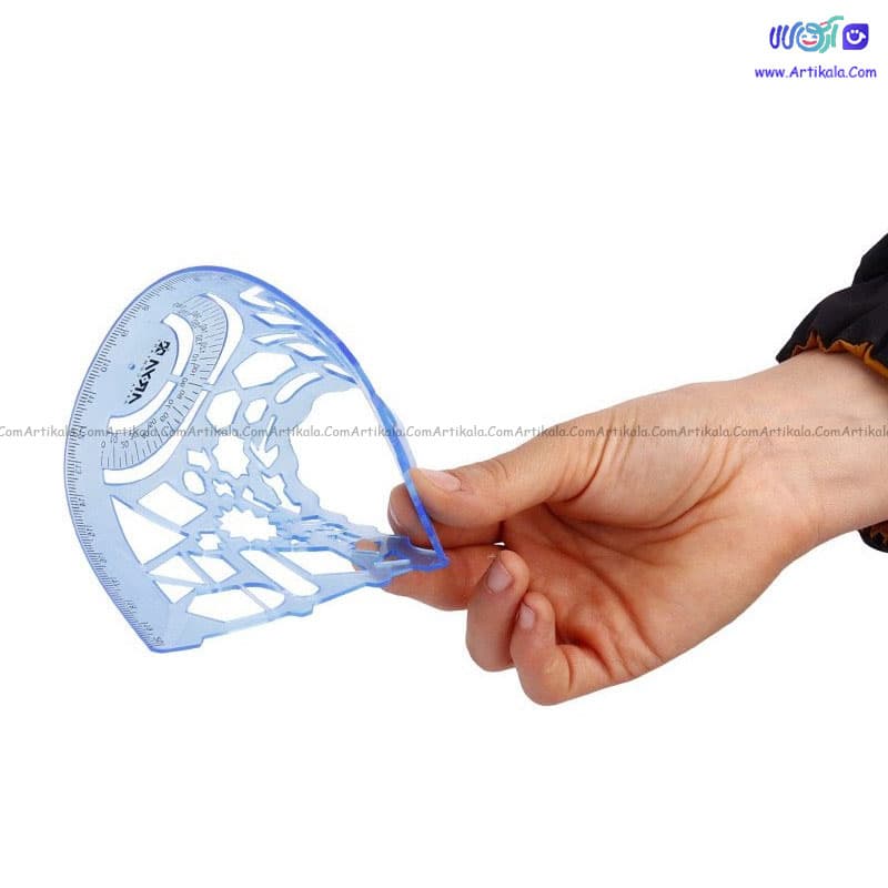 خط کش ژله ای آریا بسته 2 عددی مدل 8041 — تصویر ۲