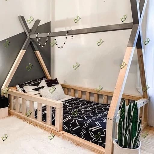 تخت سرخپوستی سایز کودک مبلمان فرنا مدل 1142009