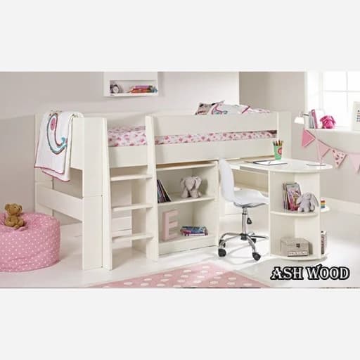 تخت خواب دوطبقه ای کودک ونوجوان F40085 مبلمان فرنا مدل 1141973