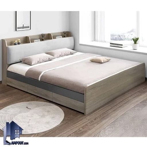 تخت خواب دونفره F40013 مبلمان فرنا مدل 1141971