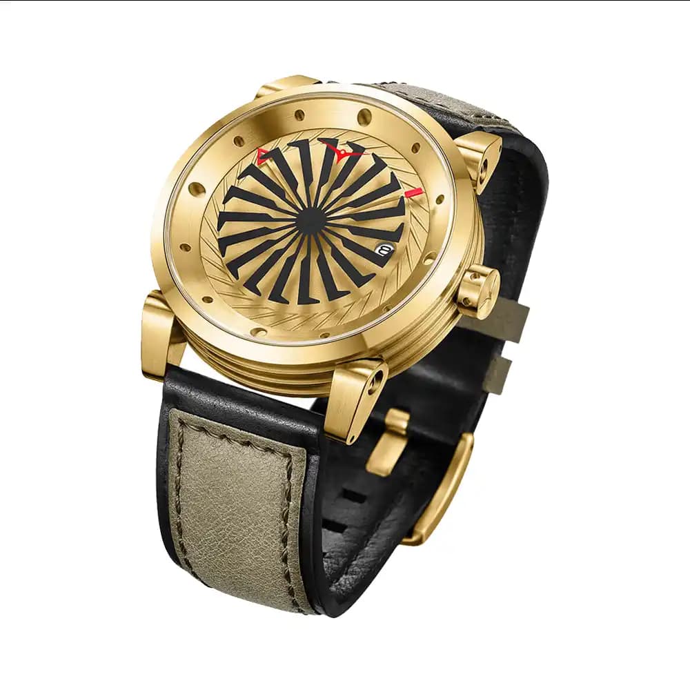 ساعت مردانه زینوو اتوماتیک مدل BLADE GOLD — تصویر ۳