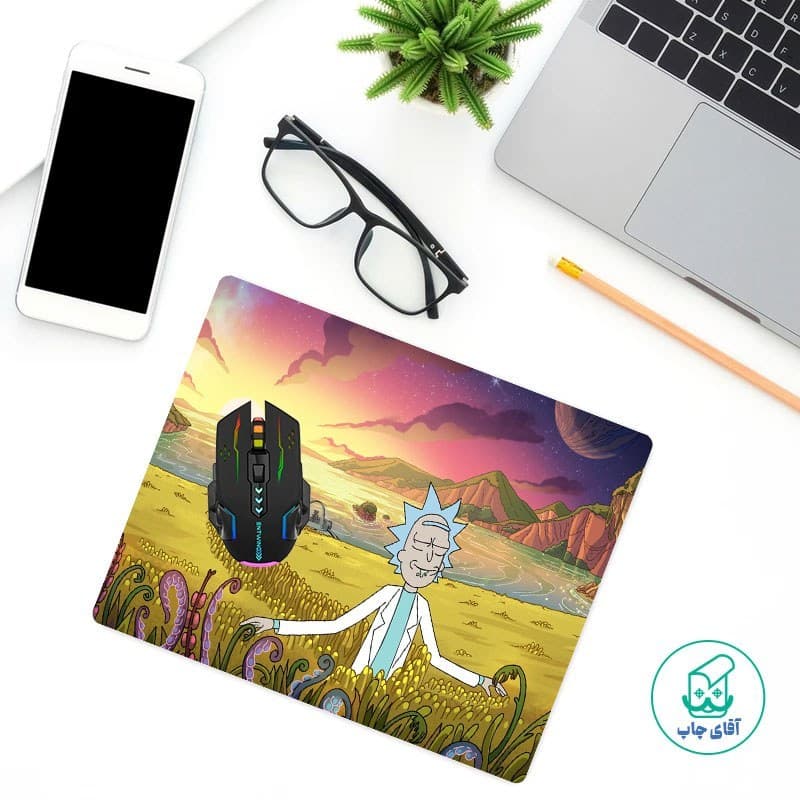 پد ماوس طرح ریک و مورتی کد 1188 — تصویر ۲