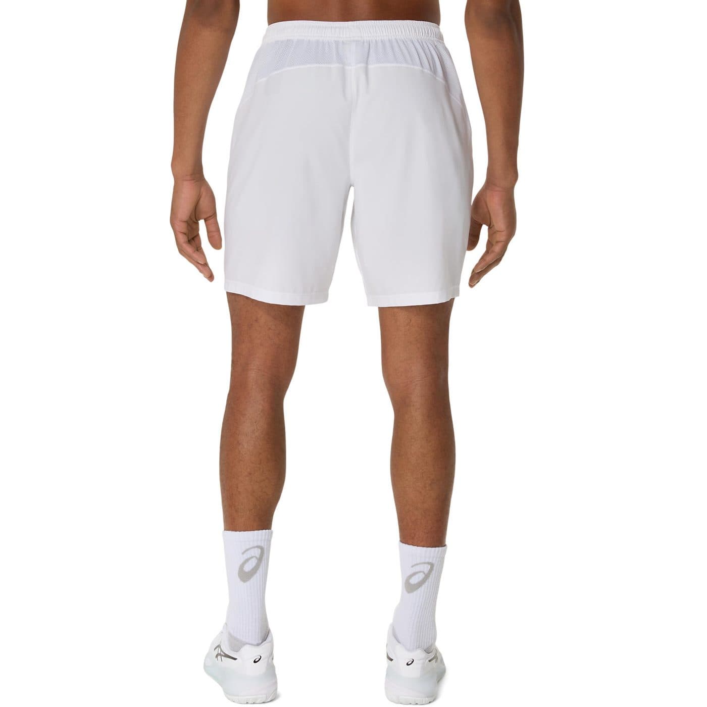 شلوارک تنیس مردانه اسیکس مدل ASICS Court 9in Short – سفید — تصویر ۳