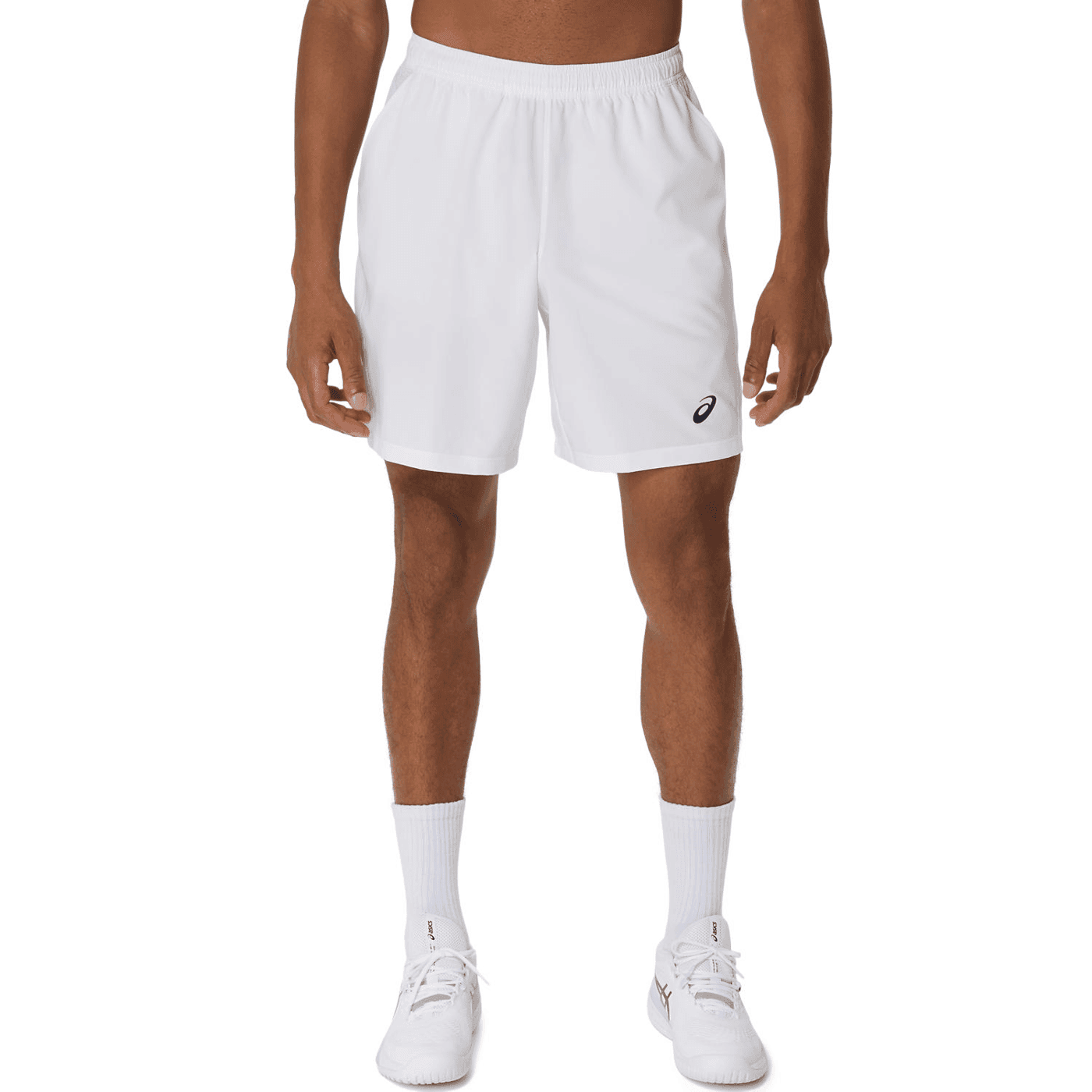 شلوارک تنیس مردانه اسیکس مدل ASICS Court 9in Short – سفید — تصویر ۲
