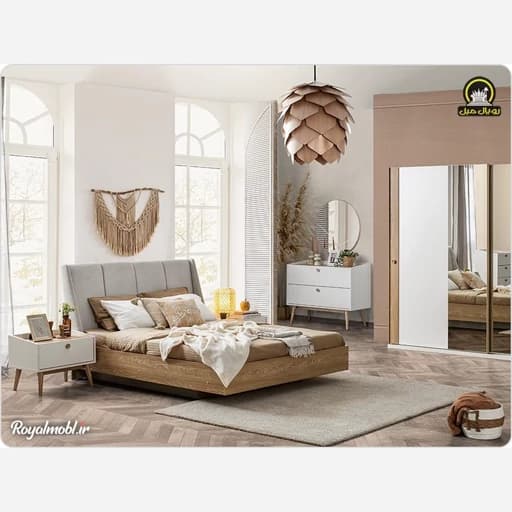 سرویس تخت خواب دونفره F10085 مبلمان فرنا مدل 1141926