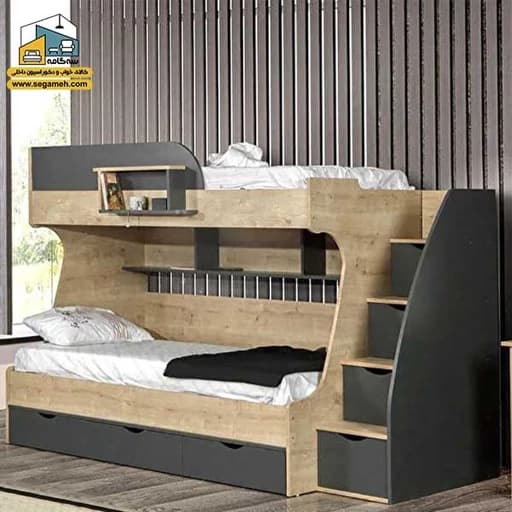 تخت خواب دوطبقه ای بزرگ سال F40012 مبلمان فرنا مدل 1141904