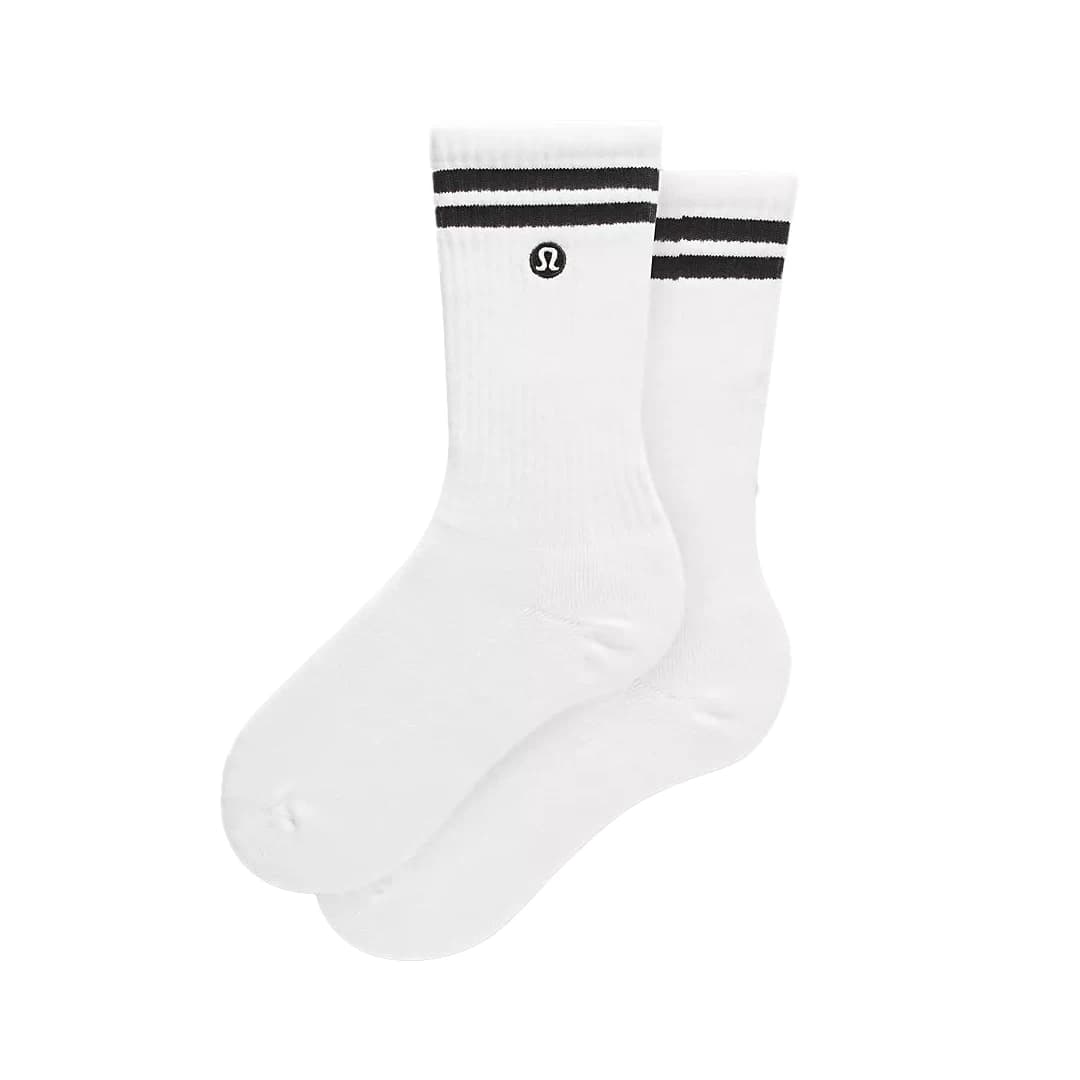 جوراب سفید مشکی Unisex Daily Essential کد 501