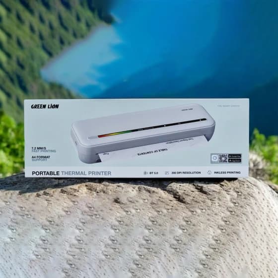 چاپگر حرارتی قابل حمل گرین Green Lion Portable Thermal Printer — تصویر ۴