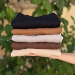 تاپ حلقه ایی یقه 3 سانت ( پک 5 عددی ) — تصویر ۳