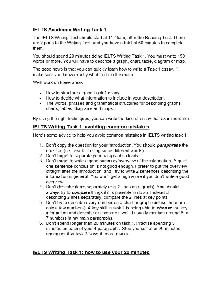 کتاب IELTS Academic Writing Task 1 (رایتینگ تسک ۱ آیلتس آکادمیک) نسخه انگلیسی PDF — تصویر ۲
