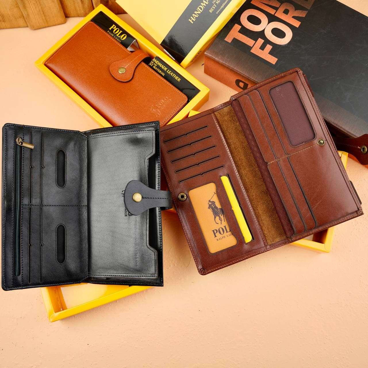 کیف پول کتی چرم polo 303-6 — تصویر ۲