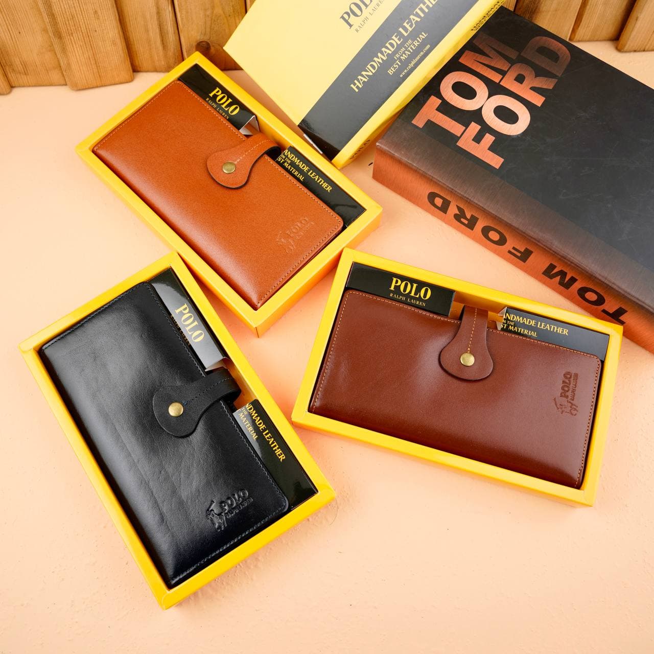 کیف پول کتی چرم polo 303-6