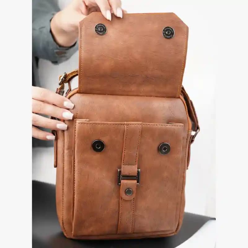 کیف دوشی مردانه بزرگ Jeep 271-23 — تصویر ۵