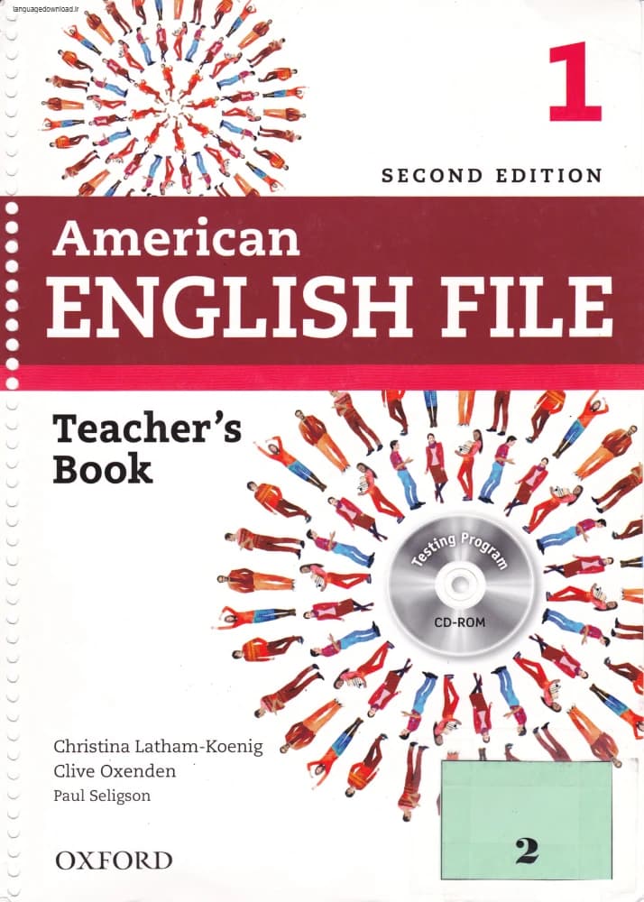 کتاب American English File 1 (امریکن انگلیش فایل ۱، کتاب راهنمای معلم، ویرایش دوم) نسخه انگلیسی PDF