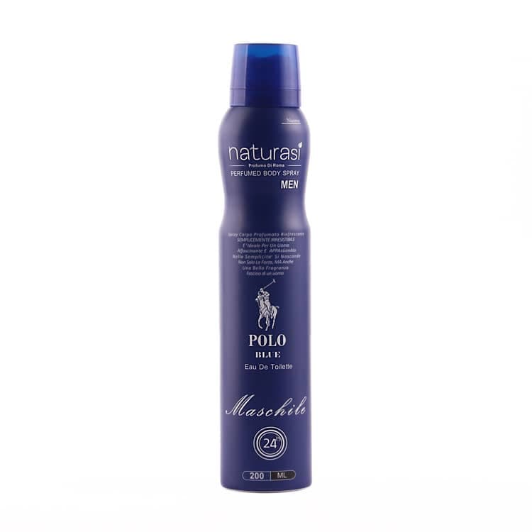 اسپری خوشبو کننده بدن مردانه پولو بلو Polo Blue ناتوراسی حجم 200 میلی لیتر
