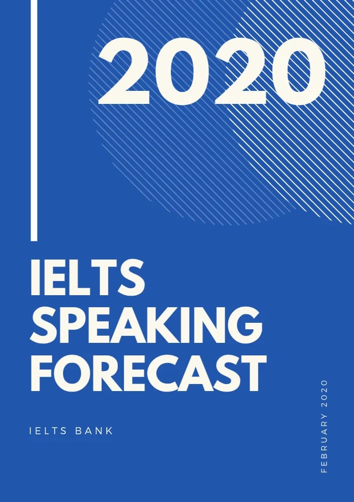 کتاب IELTS Speaking 2020 Forecast (پیشبینی سوالات آزمون آیلتس، بخش اسپیکینگ ۲۰۲۰) نسخه انگلیسی PDF