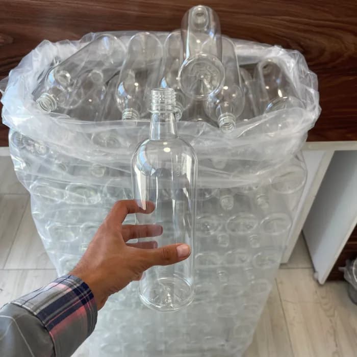 بطری پلاستیکی اچ اس 1000 سی سی دهانه 28 تعداد در هر بسته 120عدد — تصویر ۷