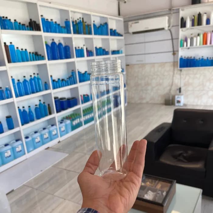 بطری پلاستیکی لوتوس 450 سی سی دهانه 50 تعداد در هر بسته 100عدد — تصویر ۴