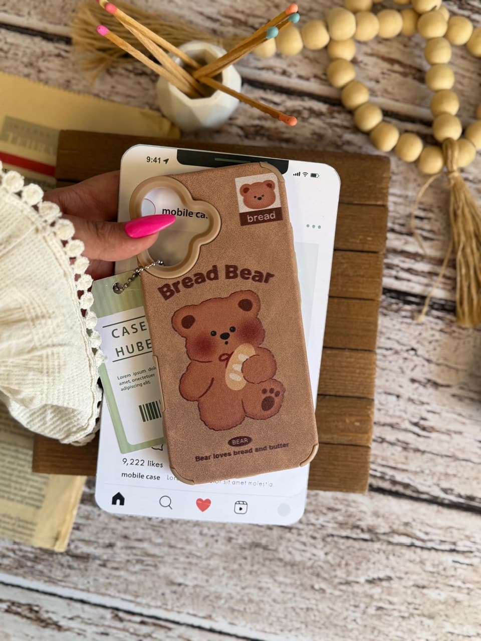 قاب موبایل Bread Bear برای گوشی های آیفون