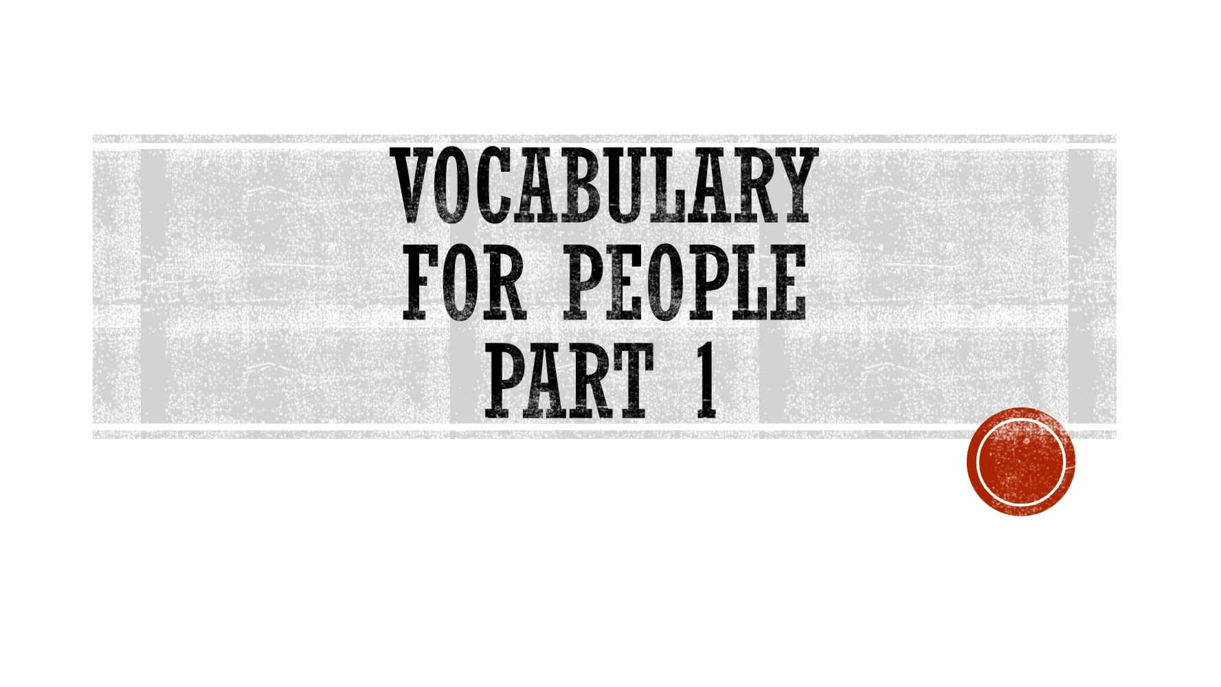 کتاب People Personality Vocabulary (واژگان شخصیت افراد) نسخه انگلیسی PDF