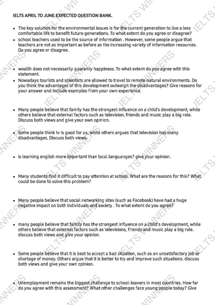 کتاب IELTS Predicted Essays May–August (رایتینگ‌های پیش‌بینی‌شده آیلتس؛ می تا آگوست) نسخه انگلیسی PDF