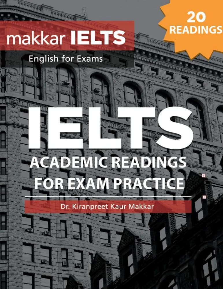 کتاب Makkar Academic Reading (50 Tests) (ریدینگ آکادمیک مکار؛ ۵۰ آزمون) نسخه انگلیسی PDF | Kiran Makkar
