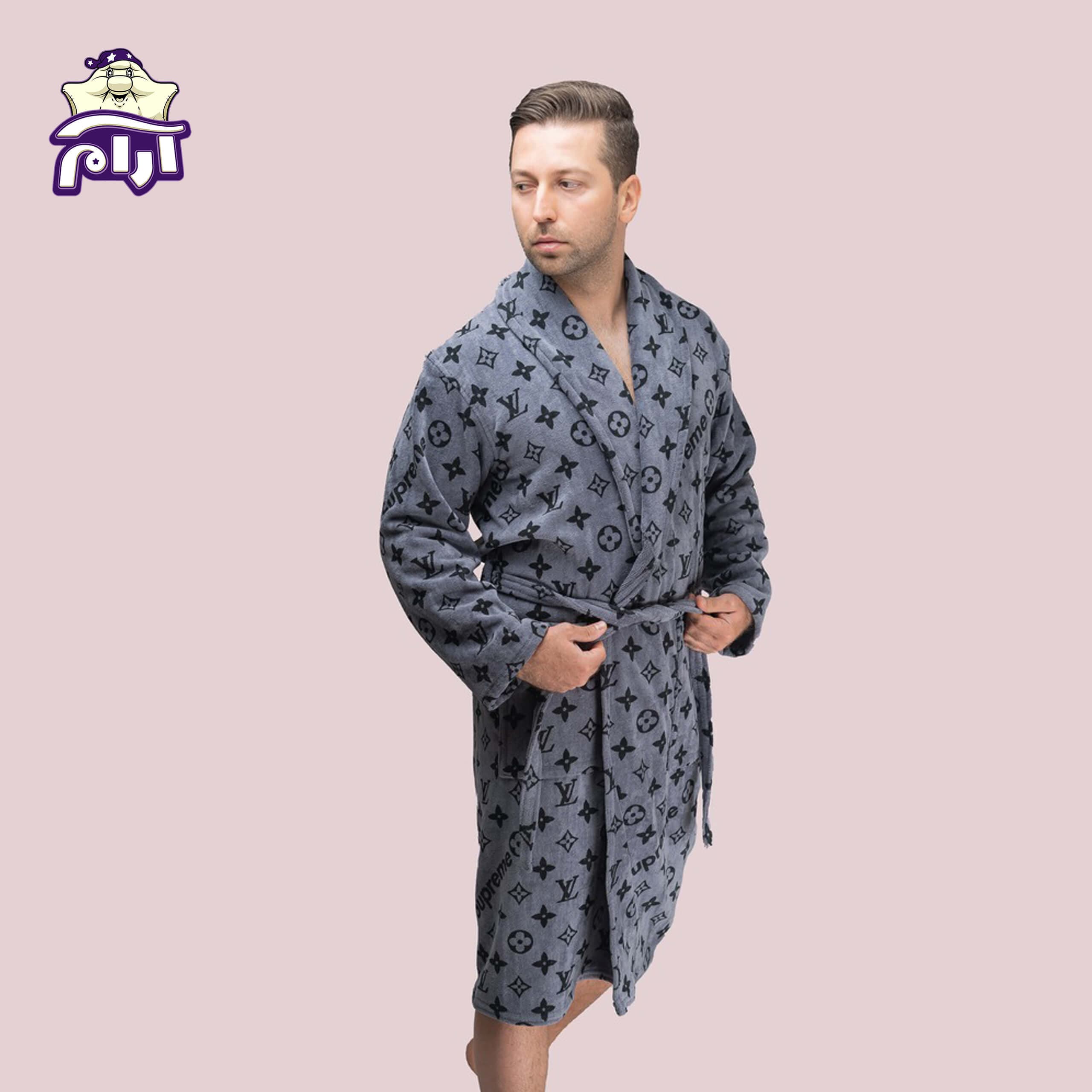 حوله پالتویی نفیس تبریز XL مدل لویی ویتون کد 931 — تصویر ۳