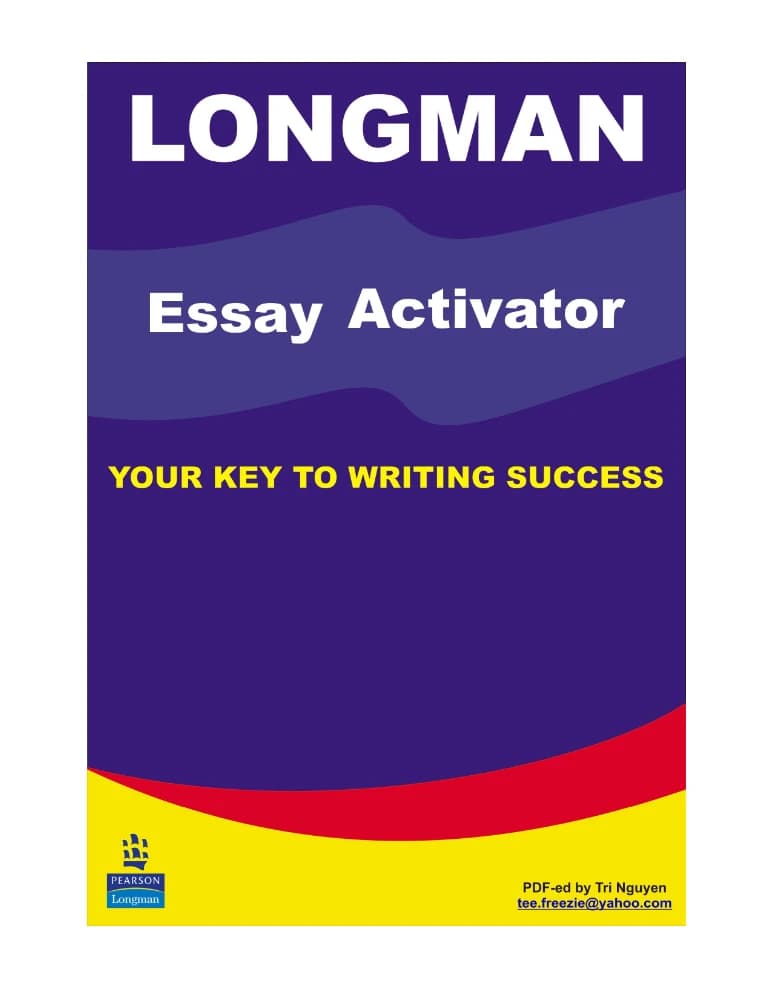 کتاب Longman Essay Activator (راهنمای نگارش مقاله لانگمن) نسخه انگلیسی PDF