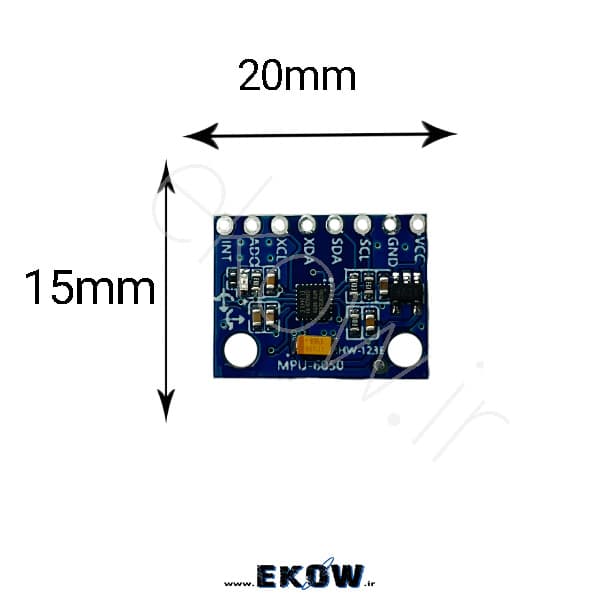 ماژول ژیروسکوپ و شتاب سنج MPU6050-GY521 — تصویر ۳