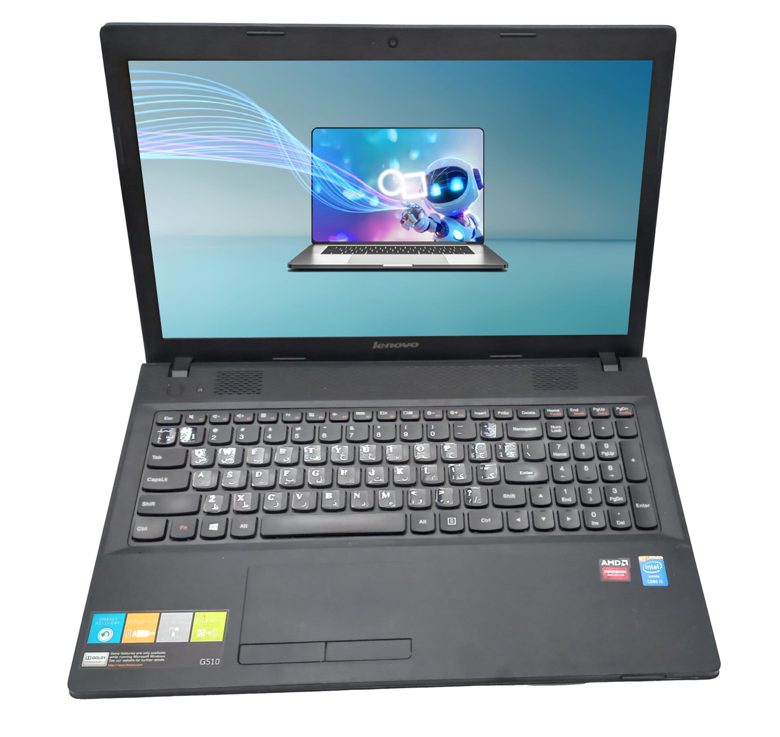 LENOVO Corei5 4400 | Ram: 8 GB | Hard: SSD 128 GB | VGA: 2 GB لپ تاپ اچ پی مانیتور 15.6 اینچ ( کارکرده نسل 4 )