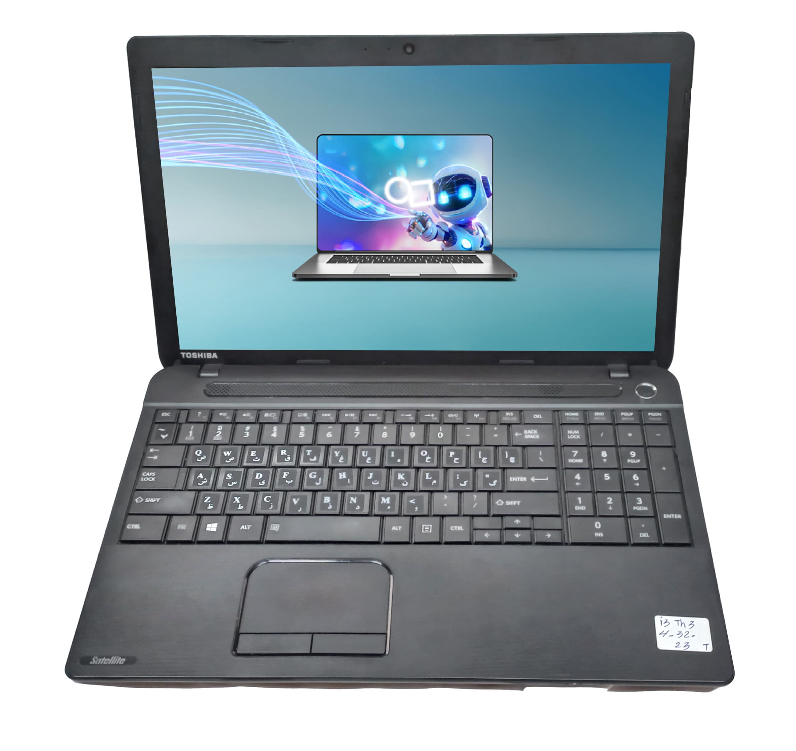 Toshiba Corei3 3300 | Ram: 4 GB | Hard: HDD 500 GB لپ تاپ توشیبا مانیتور 15.6 اینچ ( کارکرده نسل 3 )