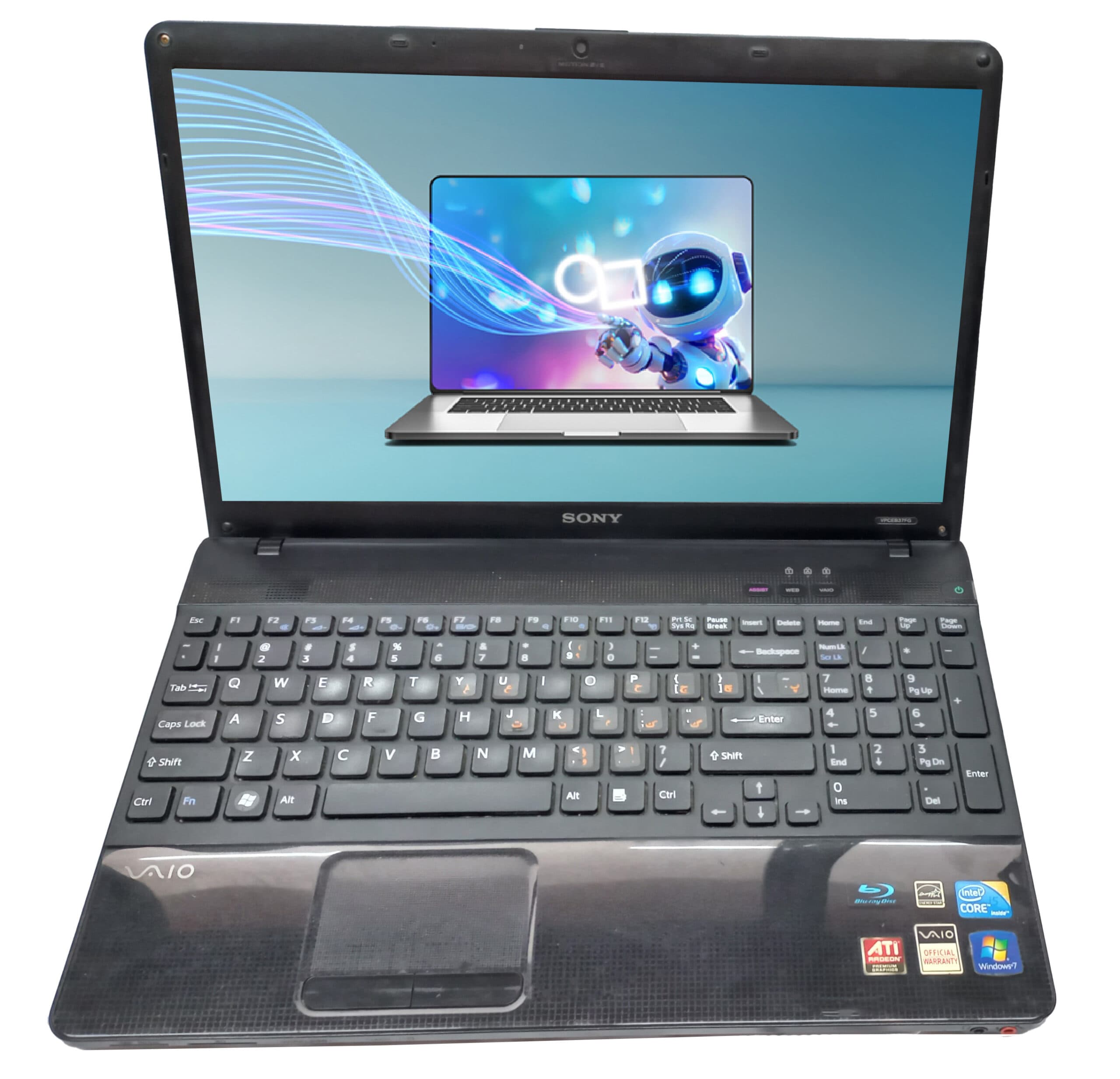 Sony Vio Corei3 | Ram: 4 GB | Hard: HDD 320 GB لپ تاپ سونی وایو مانیتور 15.6 اینچ