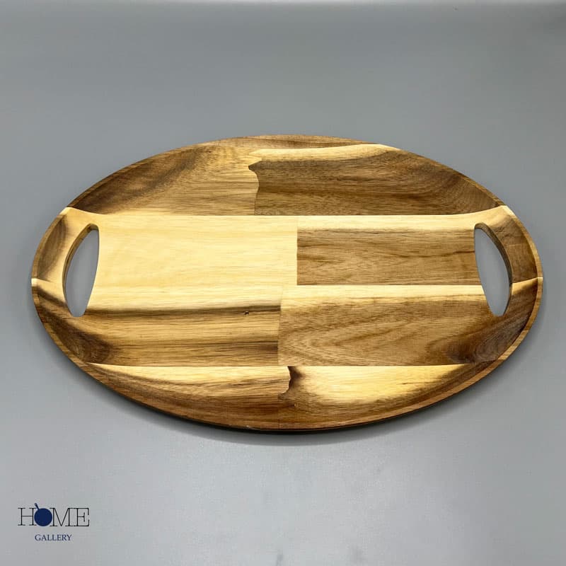 سینی بیضی دسته دار کوچک پرارین آکاسیا 9232 — تصویر ۲