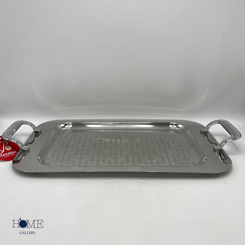 سینی استیل مستطیل استیل رامیسا 04 — تصویر ۲