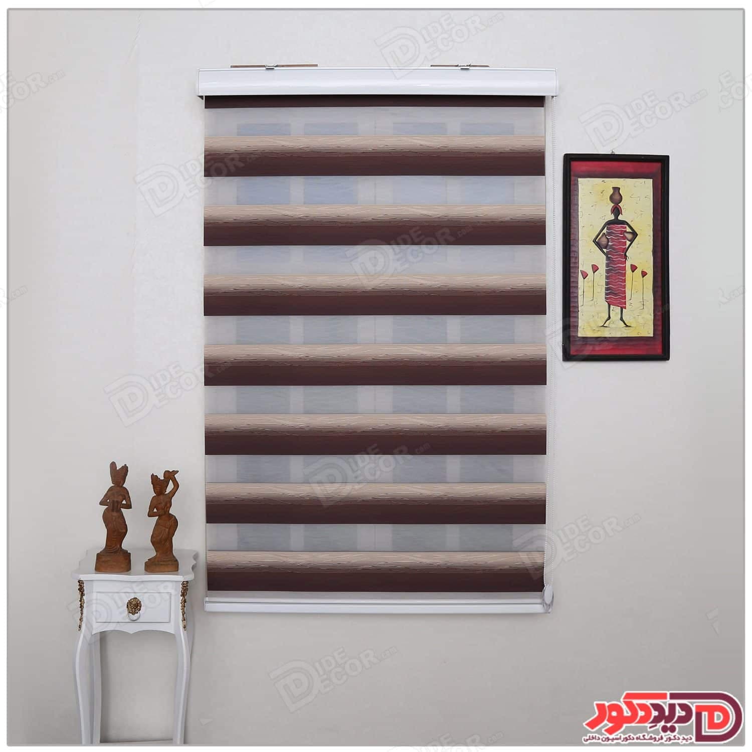 پرده زبرا مدل خط دار کد SNJ-5031-106 — تصویر ۵