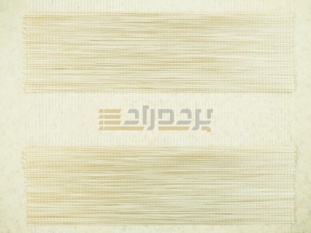 پرده زبرا طرح چوب کرم کد SND-103 — تصویر ۲